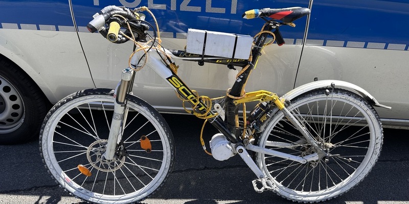POL-F: 250515 - 0518 Frankfurt - Nied: Fahrrad mit Motor der Marke Eigenbau sichergestellt - Foto: presseportal.de
