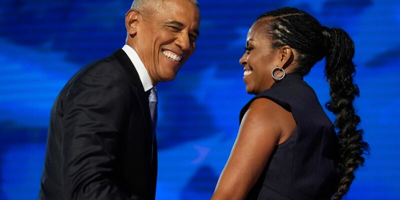 Michelle Obama hat eigenen Worten zufolge gegen ihren Mann Barack den «Kampf» um die Temperatur im Schlafzimmer gewonnen. (Archivbild) - Foto: Erin Hooley/AP/dpa