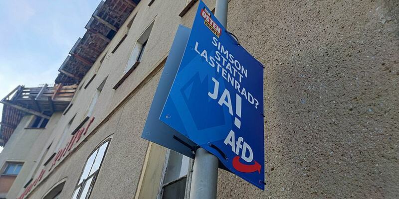 AfD-Wahlplakat zur Landtagswahl in Thüringen (Archiv) - Foto: über dts Nachrichtenagentur