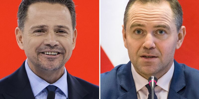 Bei der Stichwahl um das Präsidentenamt in Polen tritt der liberale Rafal Trzaskowski (links) gegen den Rechtskonservativen Karol Nawrocki an. (Archivbild) - Foto: Jarek Praszkiewicz/PAP/Attila Husejnow/SOPA Images via ZUMA Press Wire/dpa