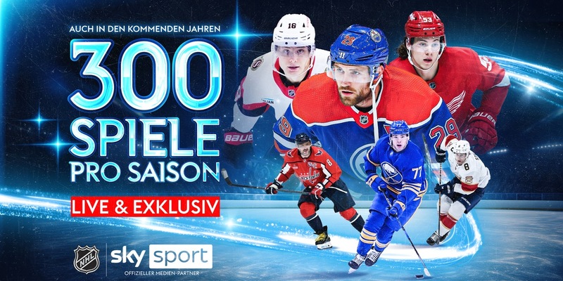 Sky Deutschland und die NHL verlängern ihre Partnerschaft: die deutschen Stars und die besten Eishockey-Spieler der Welt langfristig live bei Sky Sport - Foto: presseportal.de
