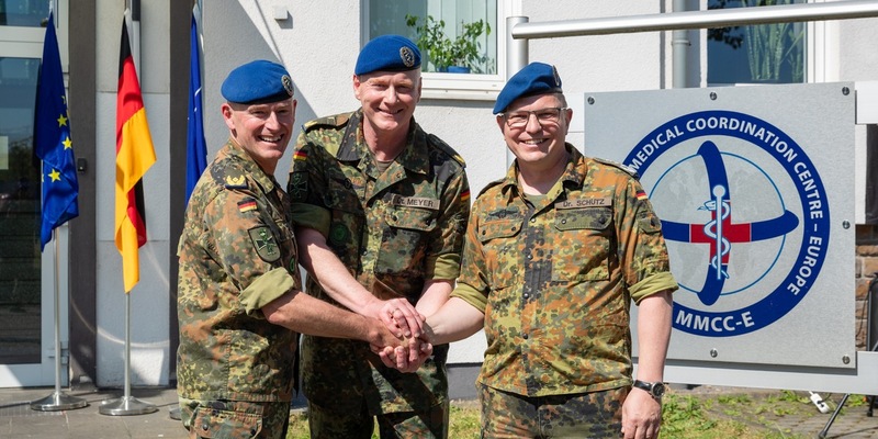 Neue Spitze im Multinational Medical Coordination Centre - Europe - Foto: presseportal.de
