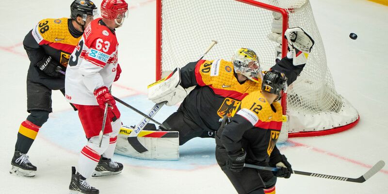 Torhüter Philipp Grubauer überzeugt gegen Dänemark. - Foto: Bo Amstrup/Ritzau Scanpix Foto/AP/dpa