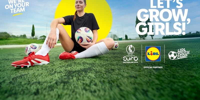 Lidl veranstaltet Youth Camp für Mädchen zur UEFA Women's Euro 2025™ - Foto: presseportal.de