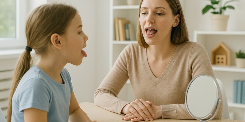 Die sogenannte Logopädie ist auch in Frankfurt überaus wichtig - Foto: Redaktion (mithilfe von KI kreiert)