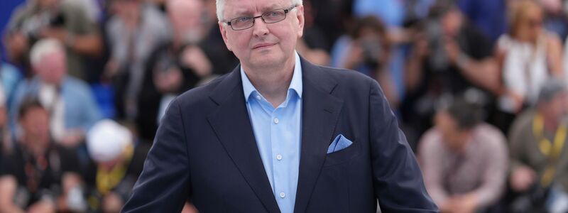 Sergei Loznitsa bei der Vorstellung seines neuen Films in Cannes. - Foto: Lewis Joly/Invision/AP/dpa