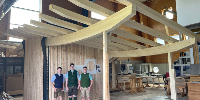 HTK-Award in Gold: Kategorie Fachschule - Foto: Holztechnikum Kuchl, Johanna Kanzian über pressetext.de