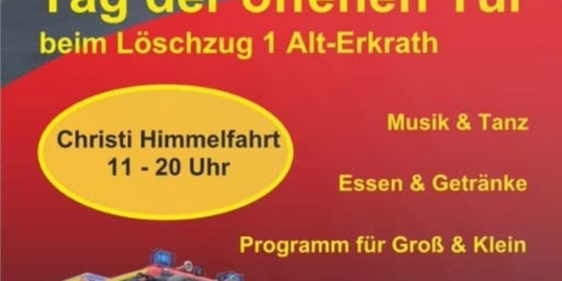 FW-Erkrath: Tag der offenen Tür des Löschzug Alt-Erkrath an Christi Himmelfahrt am 29.05.2025 - Foto: presseportal.de