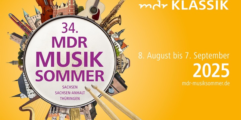 Von Chemnitz in die Herzen Mitteldeutschlands – 34. MDR-Musiksommer 2025 startet in Europas Kulturhauptstadt - Foto: presseportal.de