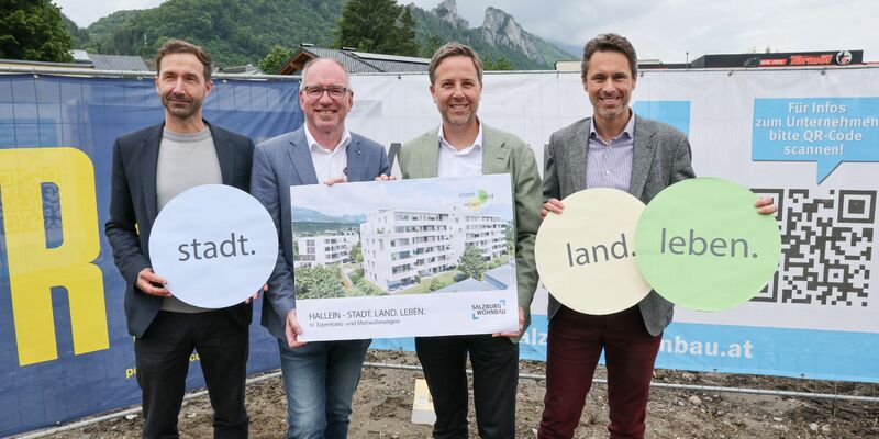 SWB - Spatenstich Hallein - Foto: Neumayr über pressetext.de