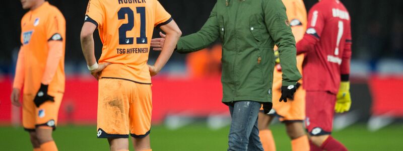 Gemeinsame Hoffenheimer Zeit: Benjamin Hübner (l) und Julian Nagelsmann (r). - Foto: Annegret Hilse/dpa