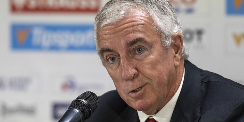 IIHF-Präsident Luc Tardif bestätigt: Olympia 2026 findet ohne Russland statt. - Foto: Peter Schneider/KEYSTONE/dpa