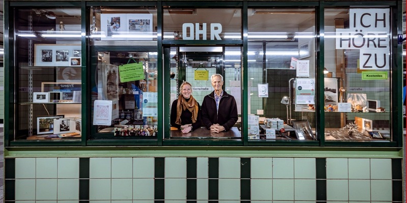 ZDF-Reportage Leben ist mehr! über Zuhör-Kiosk in Hamburg an Christi Himmelfahrt - Foto: presseportal.de