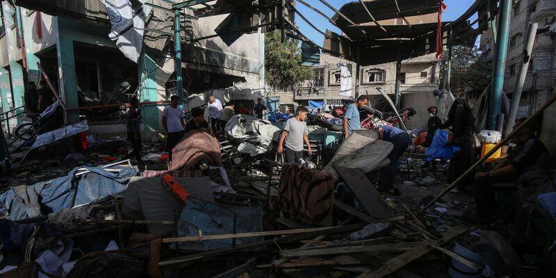 «Was auf dem Papier wie ein Sparkurs aussieht, bedeutet für Millionen Menschen Hunger, Flucht oder sogar den Tod», warnte die Präsidentin der Hilfsorganisation, Marlehn Thieme in Berlin.  - Foto: Rizek Abdeljawad/XinHua/dpa