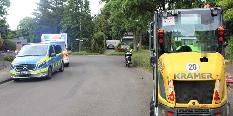 POL-VIE: Viersen: Unfall mit Radlader - Viersener wird leicht verletzt - Foto: presseportal.de