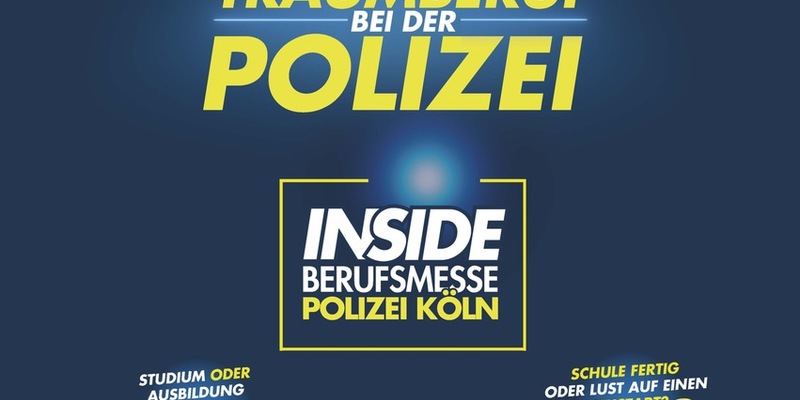 POL-K: 250528-1-K Polizei Köln lädt zur 2. INSIDE- Berufsmesse ein - Haben Sie Lust zum Team 110 zu gehören? - Foto: presseportal.de