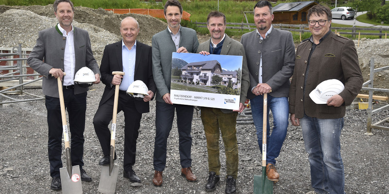 SWB: Spatenstich in Mauterndorf - Foto: Neumayr über pressetext.de