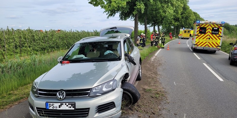 POL-STD: 49-jährige Motorradfahrerin bei Unfall im Alten Land schwer verletzt - Foto: presseportal.de