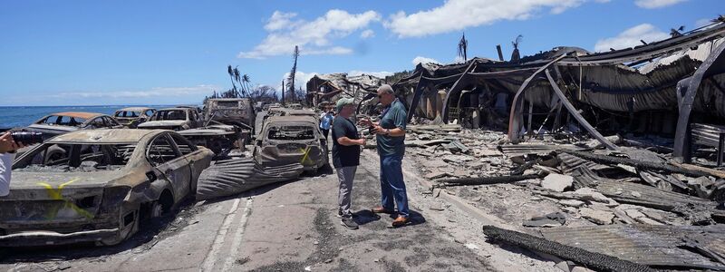 Vor zwei Jahren hatte ein Flammeninferno Teile der Insel Maui zerstört. (Archiv)  - Foto: Rick Bowmer/AP/dpa