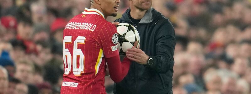 Trent Alexander-Arnold spielt künftig für Real Madrid und Trainer Xabi Alonso. Liverpool bekommt Millionen.  - Foto: Jon Super/AP/dpa