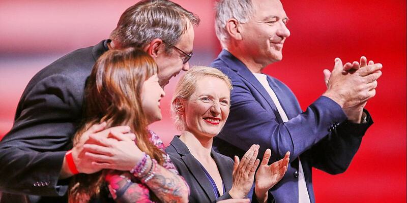 Heidi Reichinnek, Sören Pellmann, Ines Schwerdtner, Jan van Aken (Archiv) - Foto: über dts Nachrichtenagentur