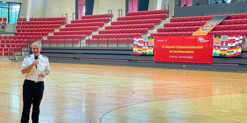 FW Stuttgart: 19. Deutsche Tischtennismeisterschaften der Berufsfeuerwehren in Stuttgart - Foto: presseportal.de