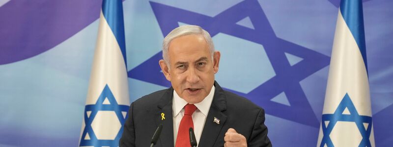 Israels Regierungschef Netanjahu besteht auf eine Zerschlagung der Hamas. (Archivbild)  - Foto: Maya Alleruzzo/AP/dpa