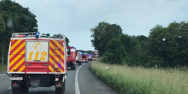 FW Alpen: Überörtliche Hilfeleistung nach Unwetter - Foto: presseportal.de