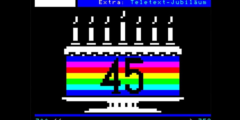 45 Jahre ARD Text: Zuverlässig, schnell und informativ / Zum Jubiläum am 1. Juni bietet ARD Text Sonderseiten zur Erfolgsgeschichte - Foto: presseportal.de