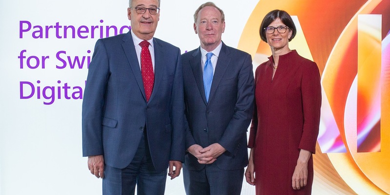 Microsoft stärkt die digitale Zukunft der Schweiz mit strategischen Investitionen in Cloud- und KI-Infrastruktur, Startups, Weiterbildung und Innovation - Foto: presseportal.de