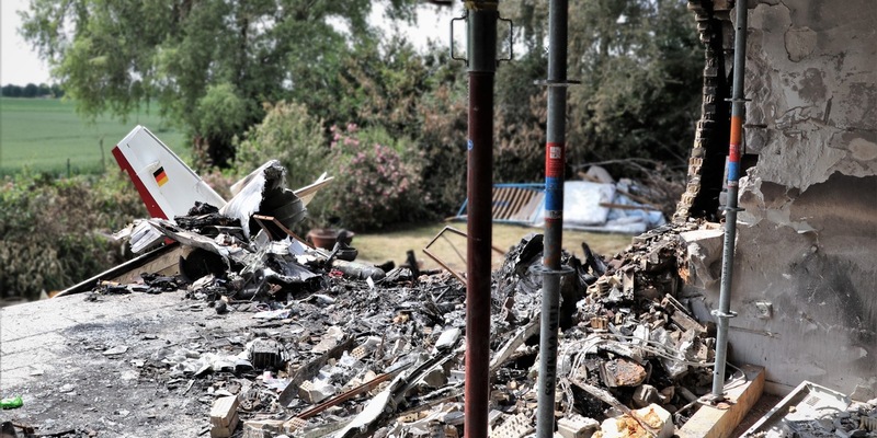 POL-NE: Nachtrag zur Pressemeldung Kleinflugzeug abgestürzt - Foto: presseportal.de