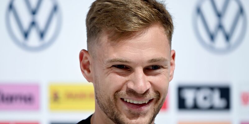 Joshua Kimmich äußerte sich auch über Cristiano Ronaldo als Gegner.  - Foto: Federico Gambarini/dpa