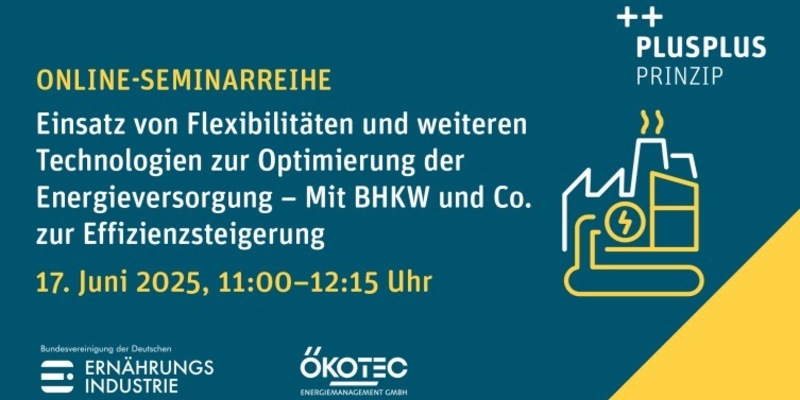 Einsatz von Flexibilitäten zur Optimierung der Energieversorgung / Onlineseminar von BVE und Ökotec - Foto: presseportal.de