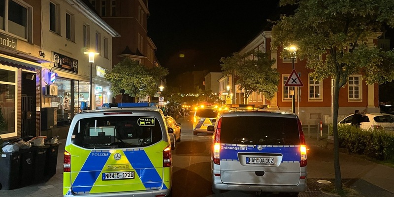 POL-HAM: Verkehrssicherheit, Drogen und Waffenverbotszone: Schwerpunkteinsatz von Stadt und Polizei - Foto: presseportal.de