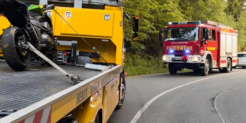 FW-EN: Datum: 01.06.2025/ Einsatzstelle: L699, Ennepetalsperre Einheiten: Löschzug Breckerfeld/ Polizei/ - Foto: presseportal.de
