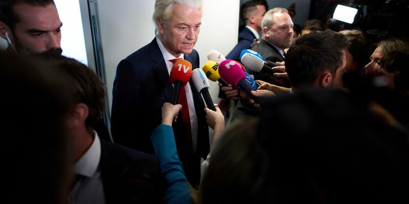Verlässt die Koalition: Geert Wilders. - Foto: Peter Dejong/AP/dpa