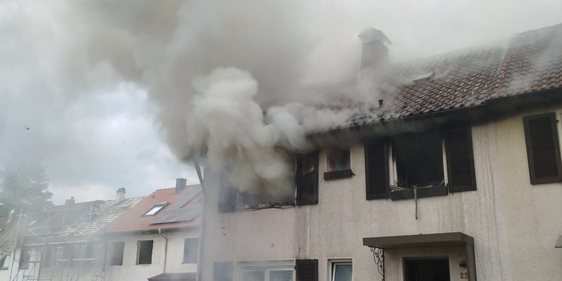 LRA-Ravensburg: Wohnungsbrand in der Siebenbürgenstraße in Wangen - Foto: presseportal.de