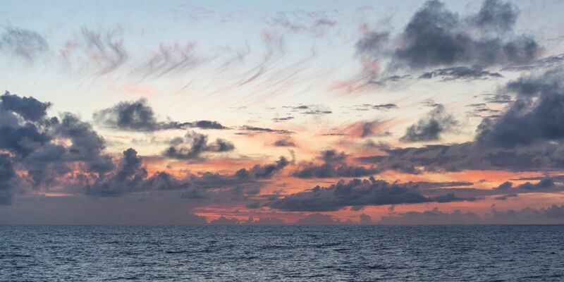 Ein Rosetten-Wasserprobenehmer an Bord des Forschungsschiffs. Mit einem solchen Gerät wurden die Wasserproben im Nordpazifik genommen. - Foto: Ryan Tabata/University of Hawaii at Manoa/dpa