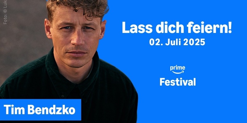 Warm-up für den Prime Day im Juli: Amazon lädt zum Prime Festival mit exklusivem Konzert von Tim Bendzko nach Berlin - Foto: presseportal.de