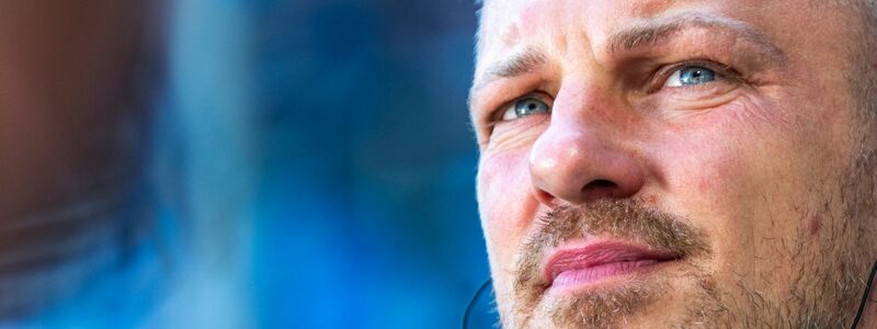 Emotional und Mann der klaren Worte: Lukas Kwasniok. - Foto: David Inderlied/dpa