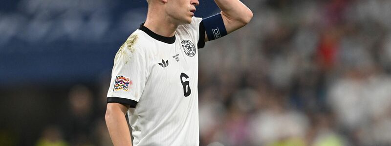 Frust statt Finale: Joshua Kimmich nach seinem 100. Länderspiel. - Foto: Sven Hoppe/dpa