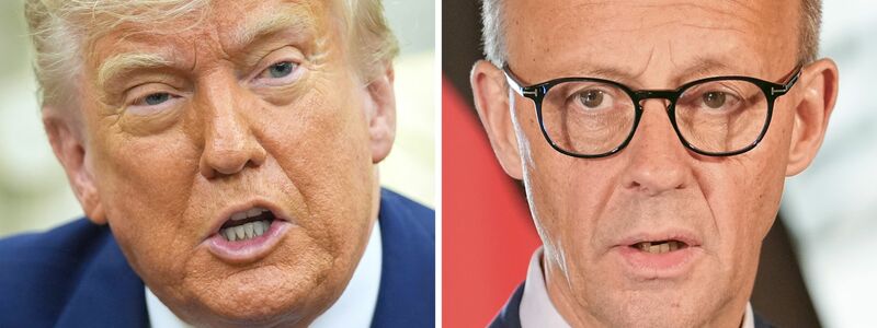 Bundeskanzler Friedrich Merz reist zum Antrittsbesuch zu US-Präsident Donald Trump. (Archivbild) - Foto: Evan Vucci/Kay Nietfeld/AP/dpa/dpa