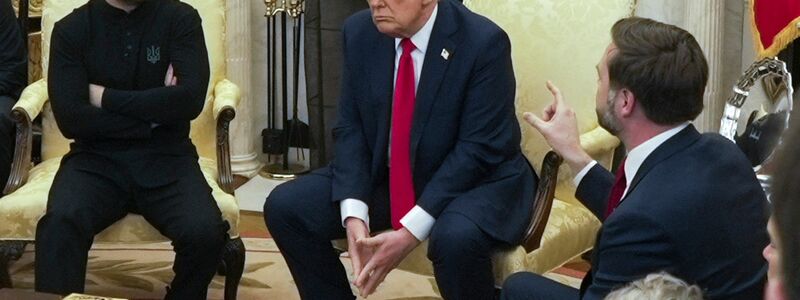 In den vergangenen Monaten setzte Trump mehreren Gästen im Oval Office heftig zu - allen voran dem ukrainischen Präsidenten Wolodymyr Selenskyj. (Archivbild) - Foto: Mystyslav Chernov/AP/dpa