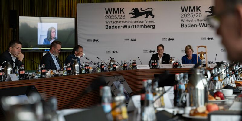 Wirtschaftsministerkonferenz in Stuttgart. (Foto aktuell). - Foto: Markus Lenhardt/dpa