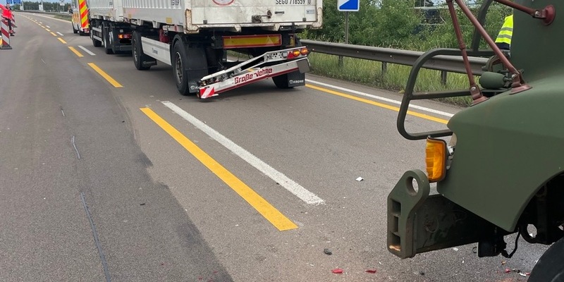POL-PASTKL: Auffahrunfall mit Militärfahrzeug - Foto: presseportal.de