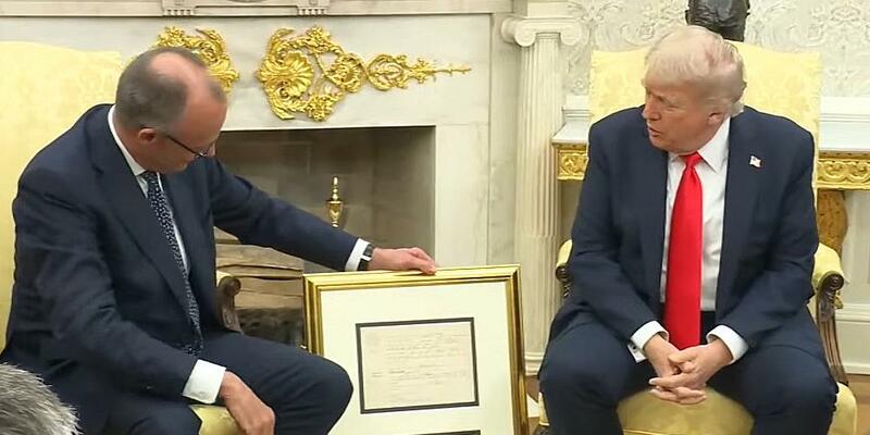 Friedrich Merz und Donald Trump am 05.06.2025 - Foto: über dts Nachrichtenagentur