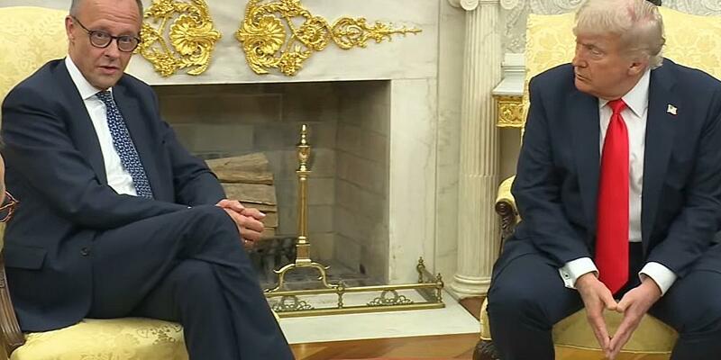 Friedrich Merz und Donald Trump am 05.06.2025 - Foto: über dts Nachrichtenagentur