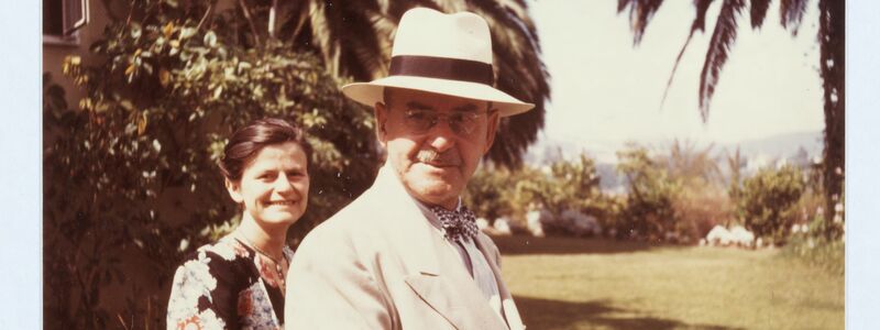 Thomas Mann begrüßte seinen Bruder Heinrich in New York. Er kam aus dem besetzten Frankreich. (Archivbild) - Foto: ---/ETH-Bibliothek Zürich, Thomas-Mann-Archiv/dpa