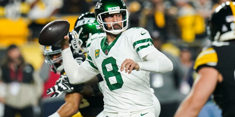 Trägt zukünftig das Gelb und Schwarz der Pittsburgh Steelers: Quarterback Aaron Rodgers. - Foto: Matt Freed/AP/dpa