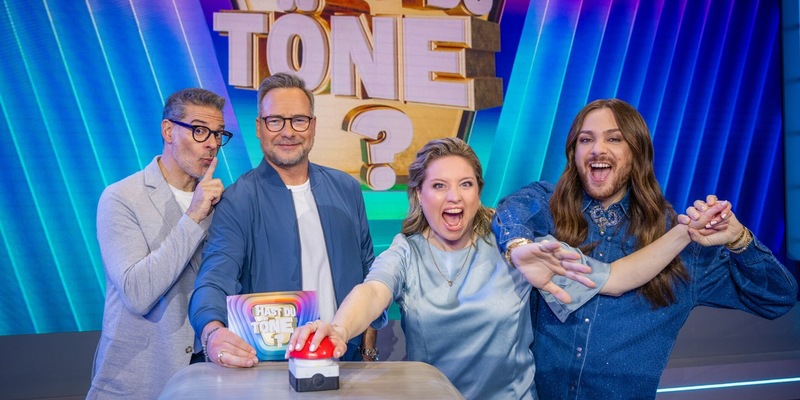 Rick Kavanian Matthias Opdenhövel Caroline Frier Riccardo Simonetti Hast du Töne - Foto: Joyn/Willi Weber, presseportal.de